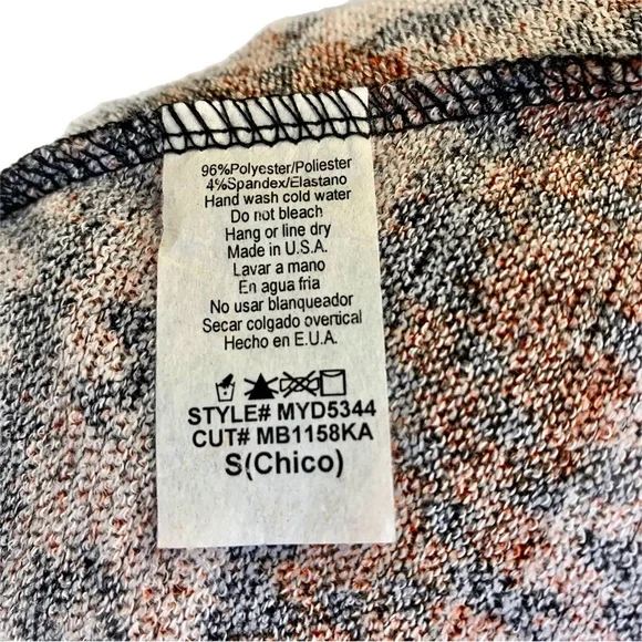 NWT My Beloved Long Sleeve Hanker chief Hem Feather Tassel Sweater Dress size S - Picture 14 of 14